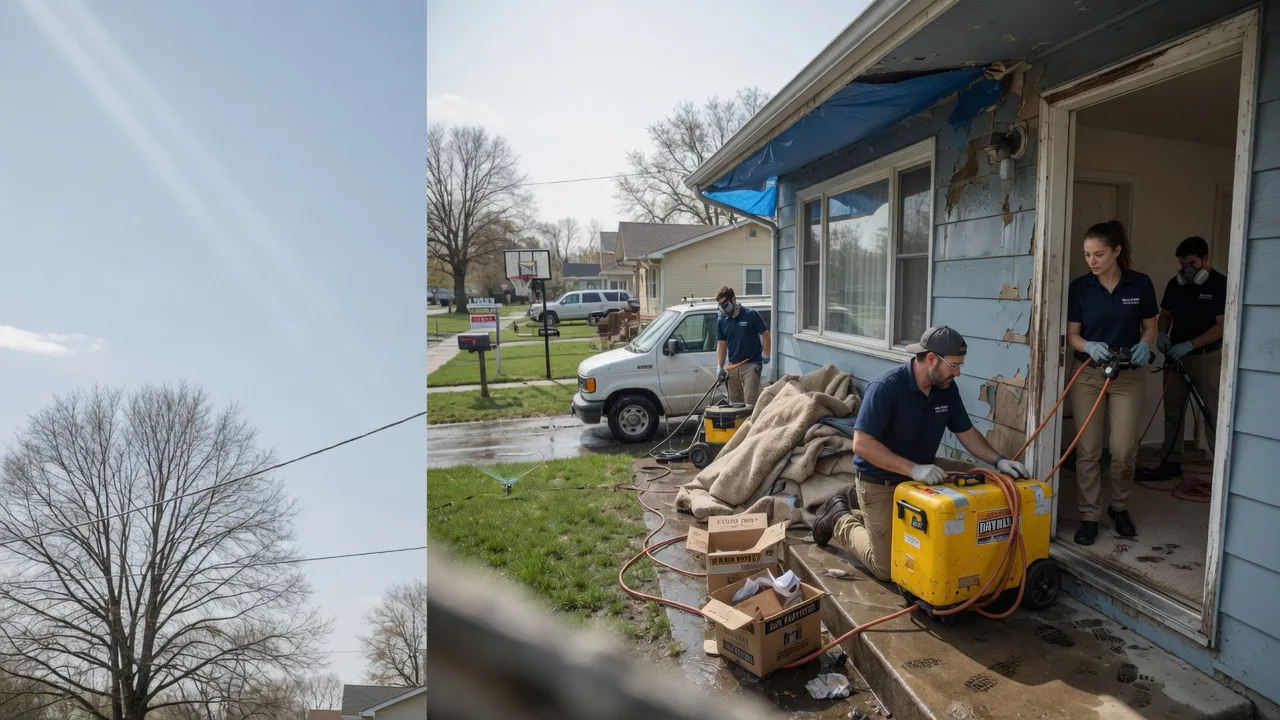 Basement Flood Cleanup in Anna, IL near me